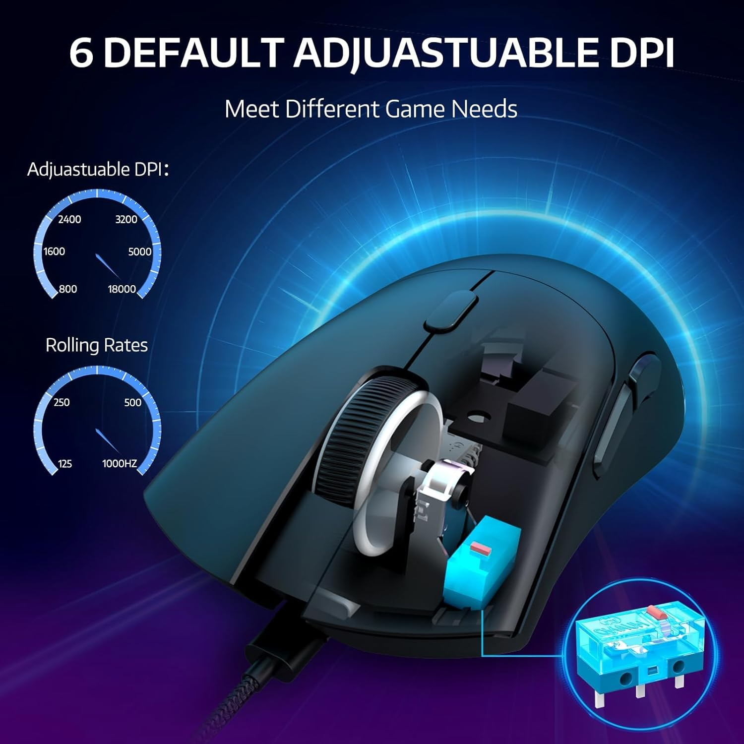 Attack Shark R1 Wireless Gaming Mouse