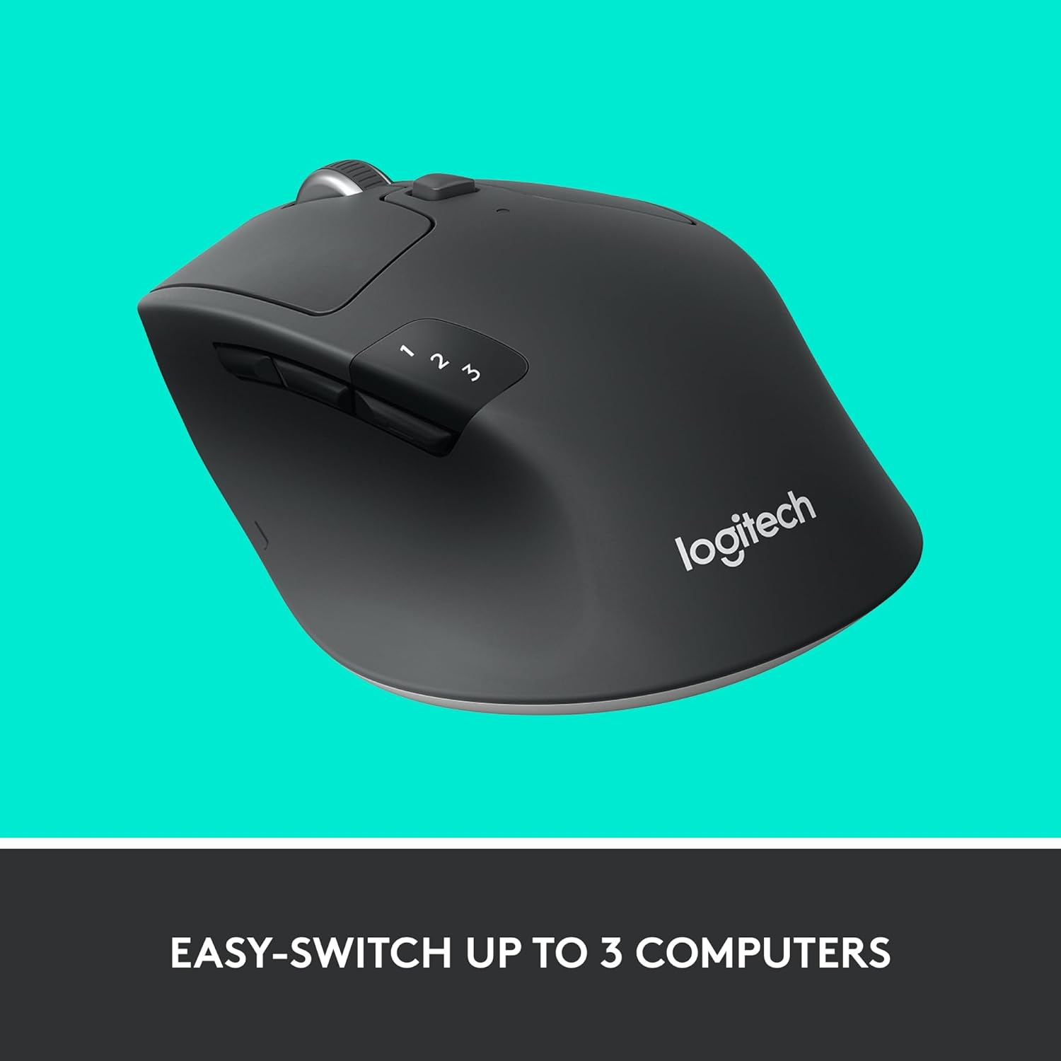 Logitech M720 Triathlon Multi-Device Wireless & Bluetooth Mouse Windows & Apple Mac - Black