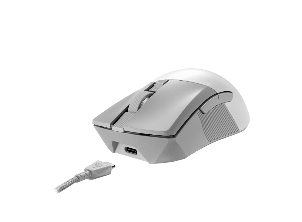 Asus ROG Gladius III 2.4 GHz & BT Wireless Gaming Mouse - White