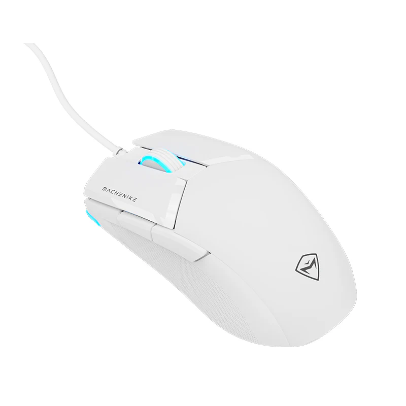 Machenike M7 Pro Wired Gaming Mouse – White High-Precision Sensor Lightweight Design