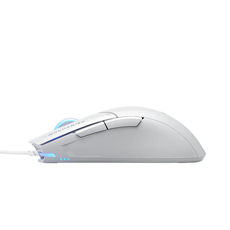 Machenike M7 Pro Wired Gaming Mouse – White High-Precision Sensor Lightweight Design