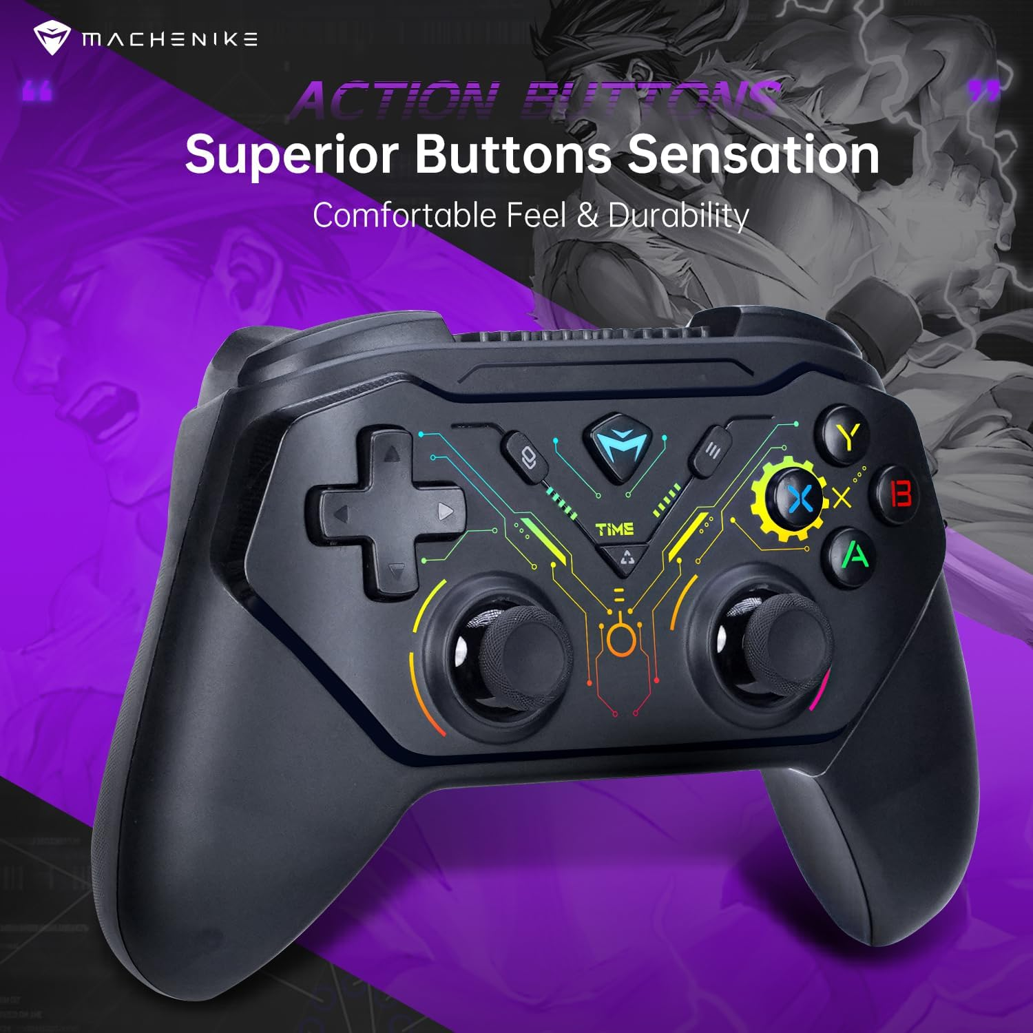 Machenike G3S Wireless Gaming Controller - Black