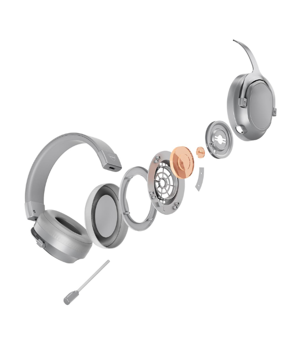 Machenike GX30 E-SPORTS Professional Wired Gaming Headset – 7.1 Surround Sound LED Lighting USB Connection Gray