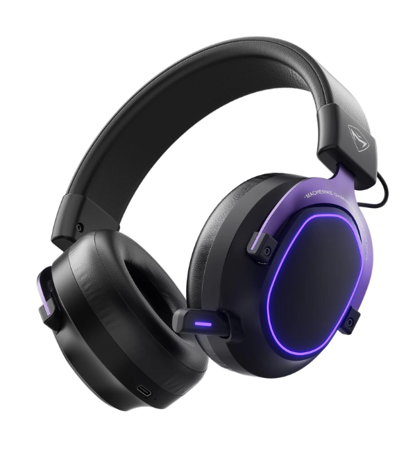 Machenike GX30 Pro Tri-Mode Wireless Gaming Headset – Black Multi-Platform High-Quality Audio