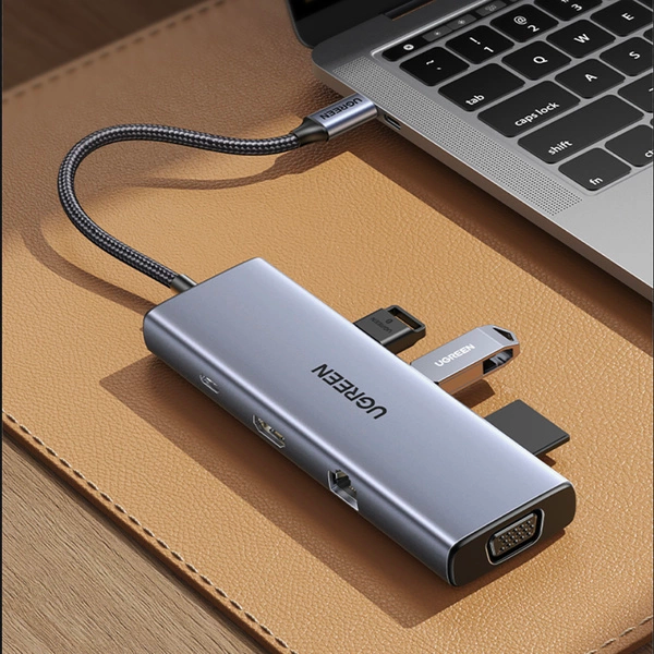 Ugreen CM498 15600 USB-C Adapter - 3x USB-A 3.0