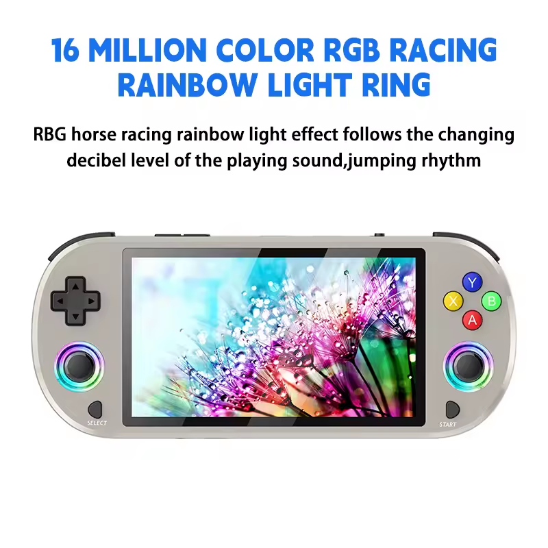 M22 Handheld Game Console 5 inch LCD Screen Retro Video Game Player LINUX System Supports 30 emulators Game Controller Gamepad