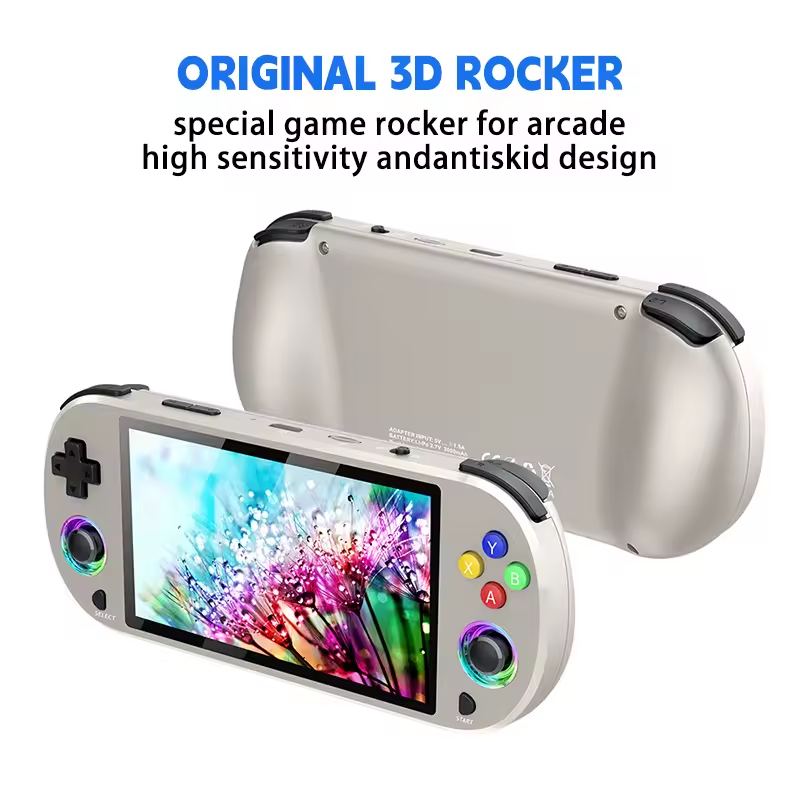 M22 Handheld Game Console 5 inch LCD Screen Retro Video Game Player LINUX System Supports 30 emulators Game Controller Gamepad