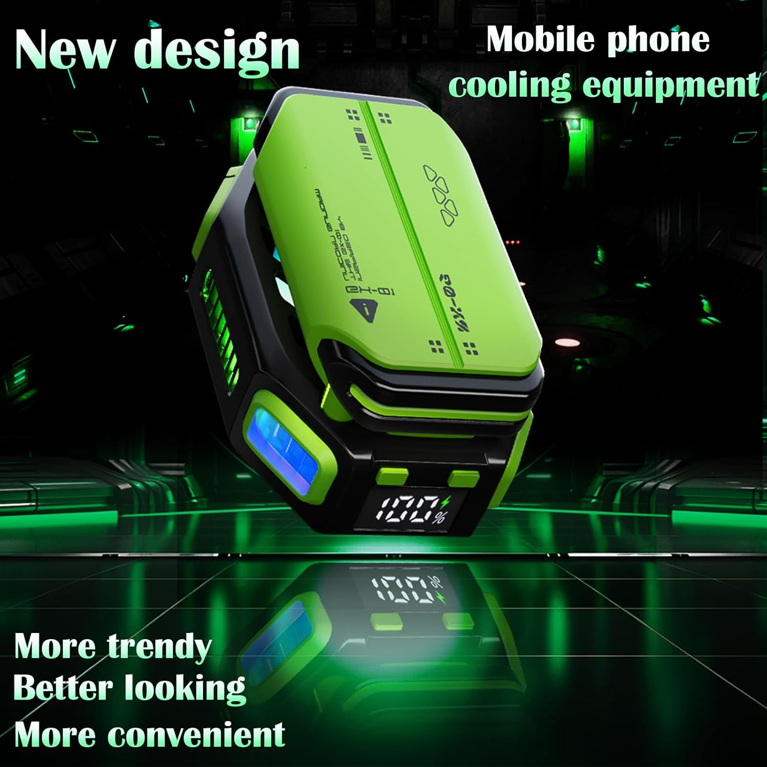 Magnetic Phone Cooler with Rechargeable Battery