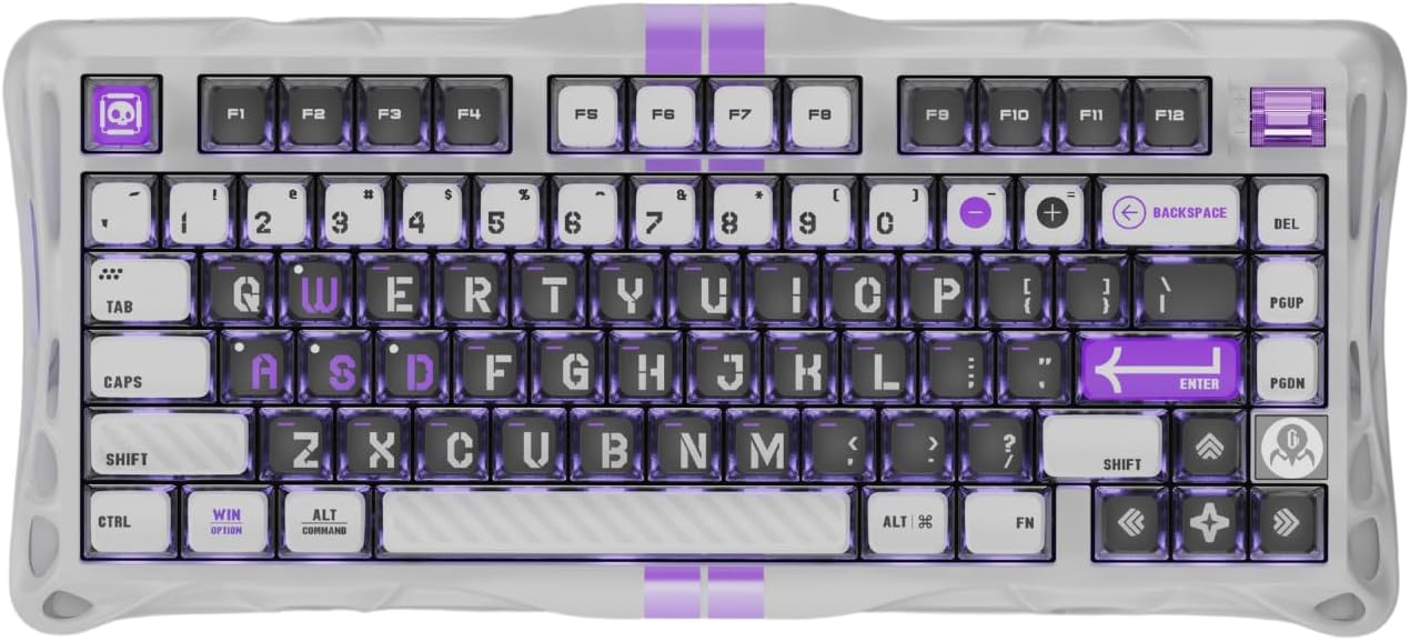 GravaStar Mercury V75 75% Hall Effect Magnetic switch Gaming Keyboard - Mecha Gray