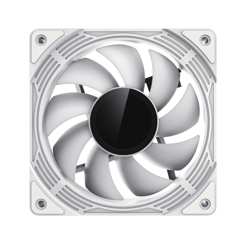 GameMax KF300 120mm Fan 3in1 Kit - White