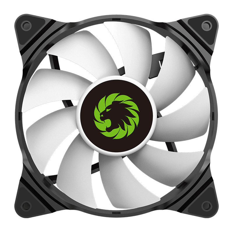Gamemax FN-12RAINBOW-C2 ARGB 120mm 1100RPM Case Fan - Black