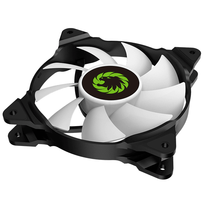 Gamemax FN-12RAINBOW-C2 ARGB 120mm 1100RPM Case Fan - Black