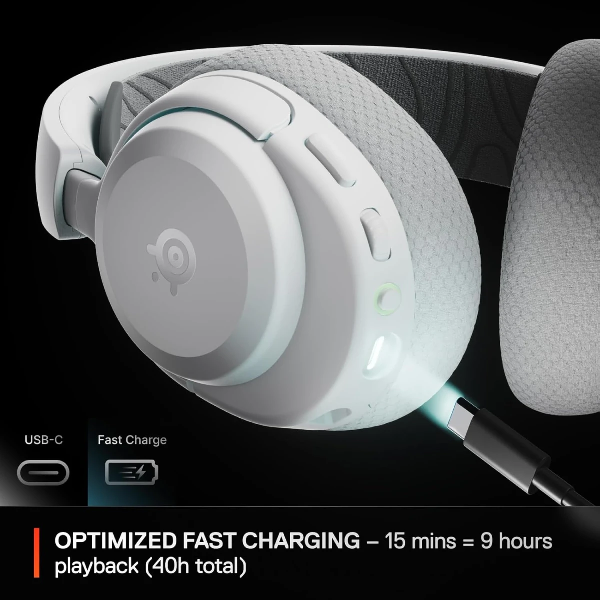 SteelSeries Arctis Nova 3X Wireless Multi-Platform Gaming Headset - white