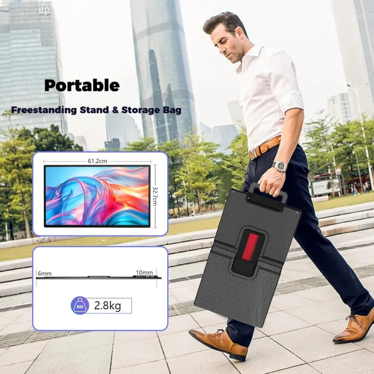 V2COM D1 24” IPS FHD Portable 100Hz