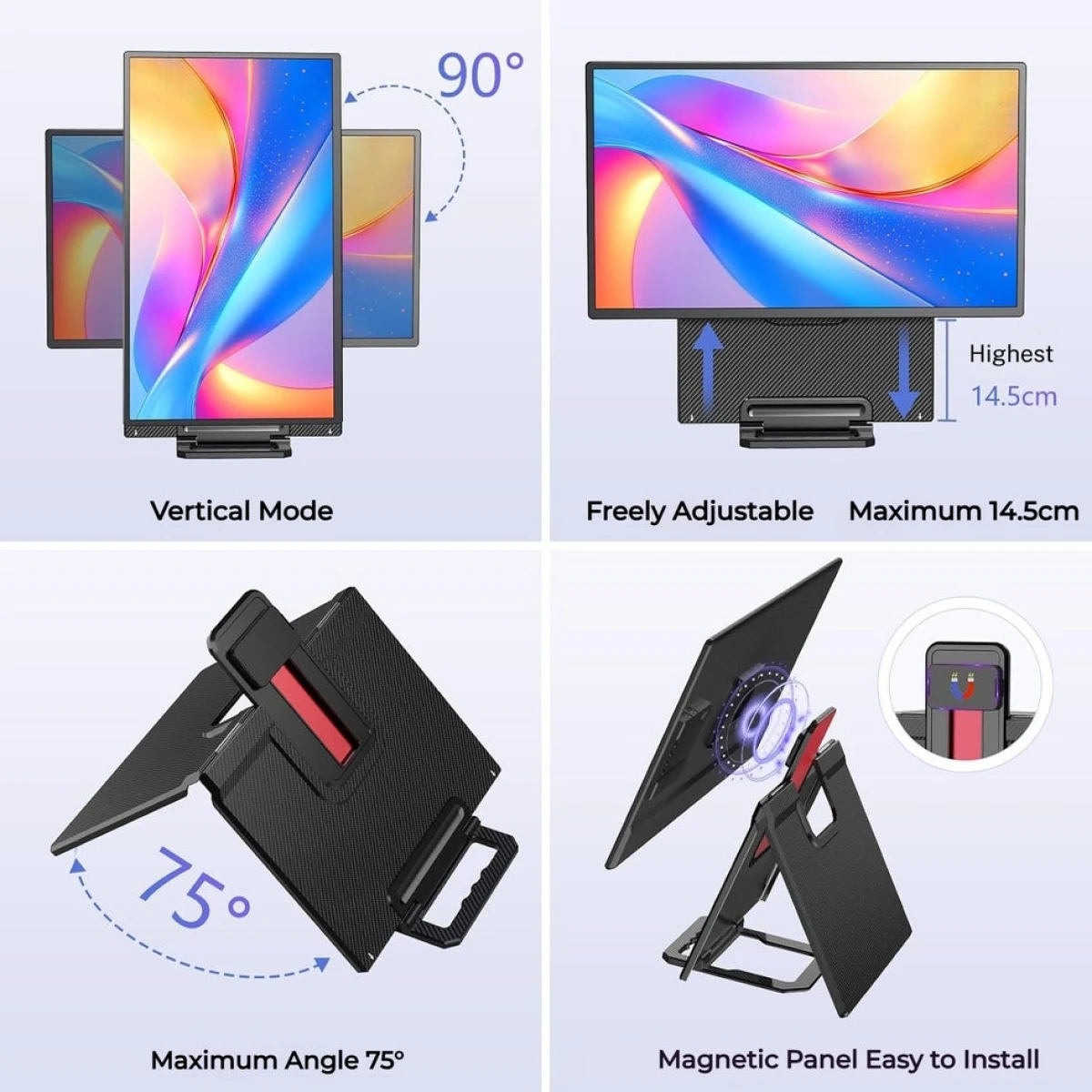 V2COM D1 24” IPS FHD Portable 100Hz