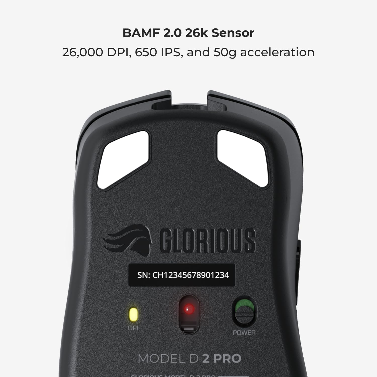 Glorious Model D 2 PRO 1K Hz Wireless Gaming Mouse - Black