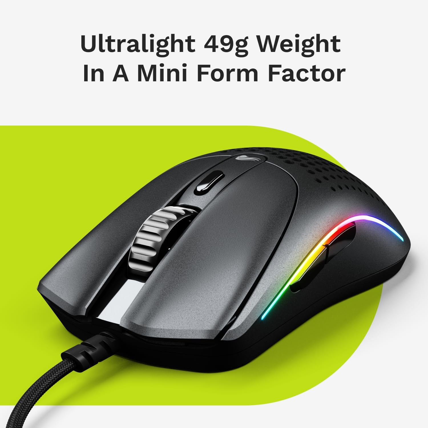Glorious Model O 2 Mini Wired Gaming Mouse - Matte Black