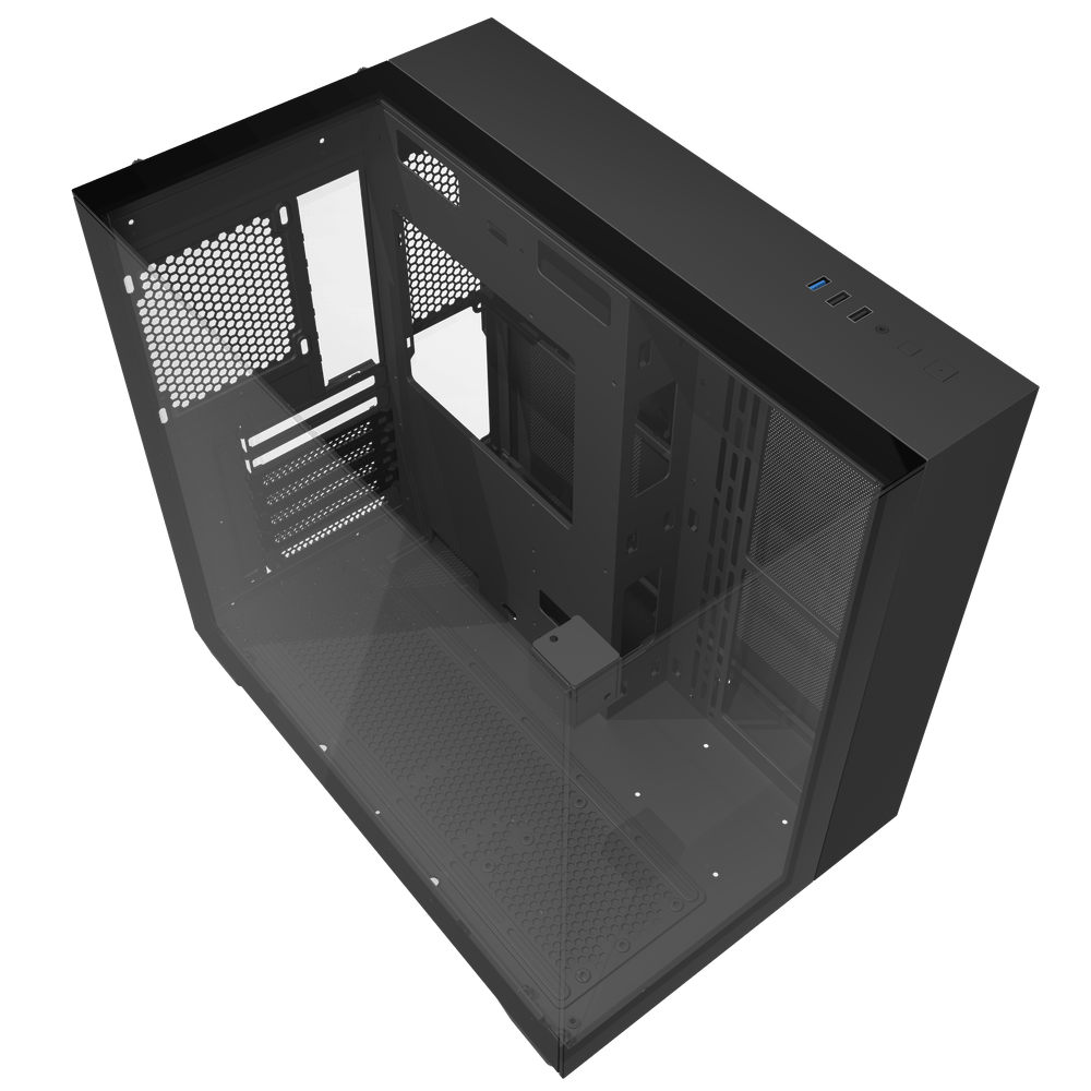 Darkflash TH285 ATX with 4 FANS - Black