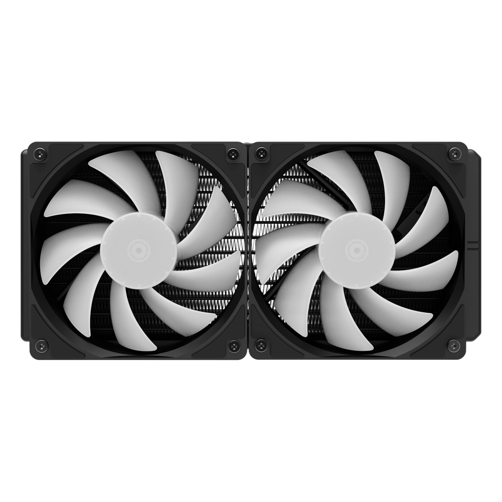 Darkflash Radiant DC240 240mm AIO ARGB Liquid CPU Cooler - Black