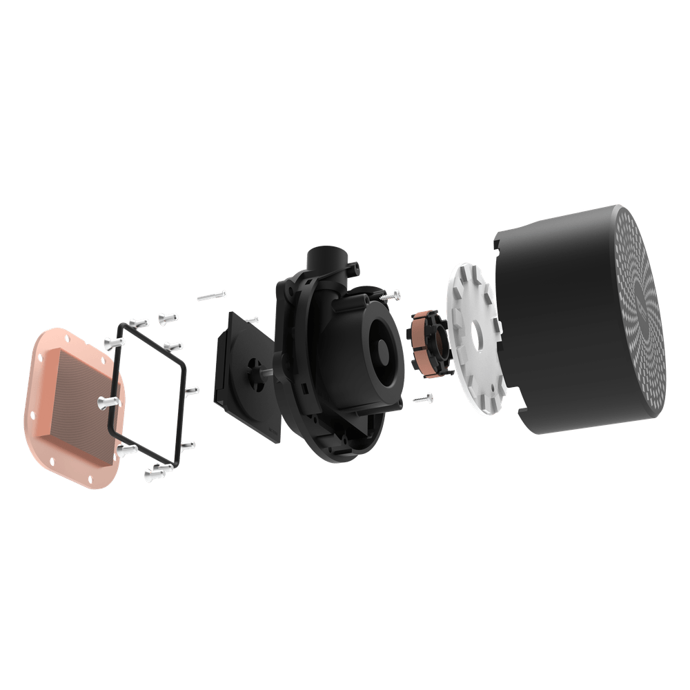 Darkflash Radiant DC240 240mm AIO ARGB Liquid CPU Cooler - Black
