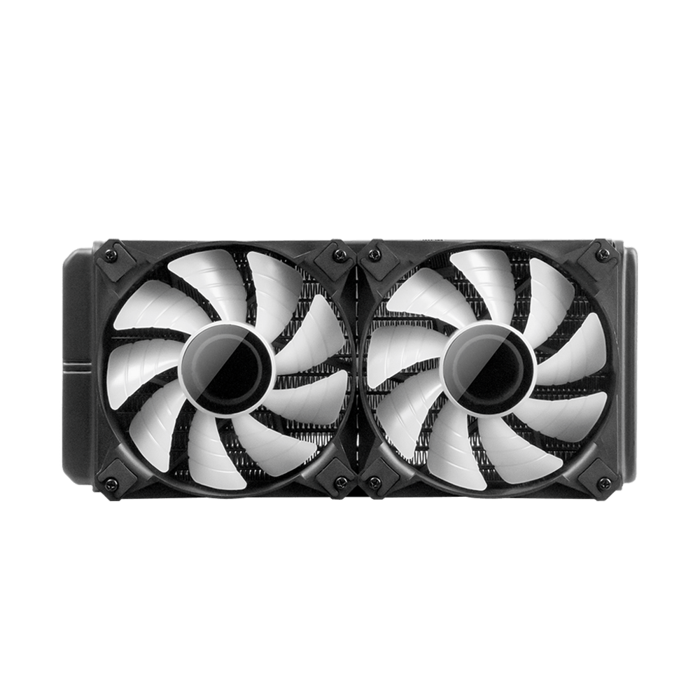 Darkflash Twister DX240 V2 240mm AIO ARGB Liquid CPU Cooler - Black