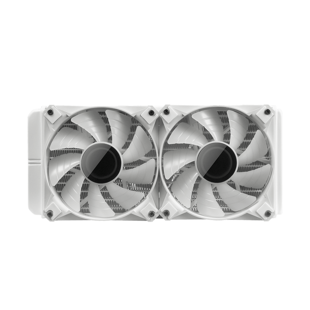 Darkflash Twister DX240 V2 240mm AIO ARGB Liquid CPU Cooler - White