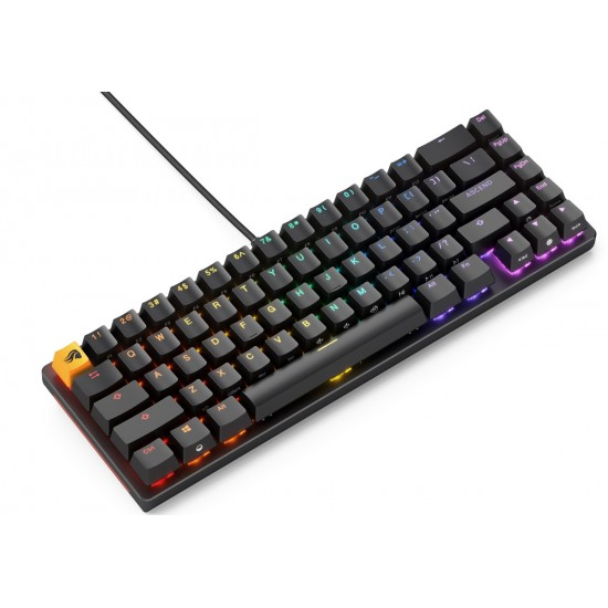 Glorious GMMK 2 65% Prebuilt ANSI Wired RGB Mechanical Gaming Keyboard (Arabic Layout) - Black