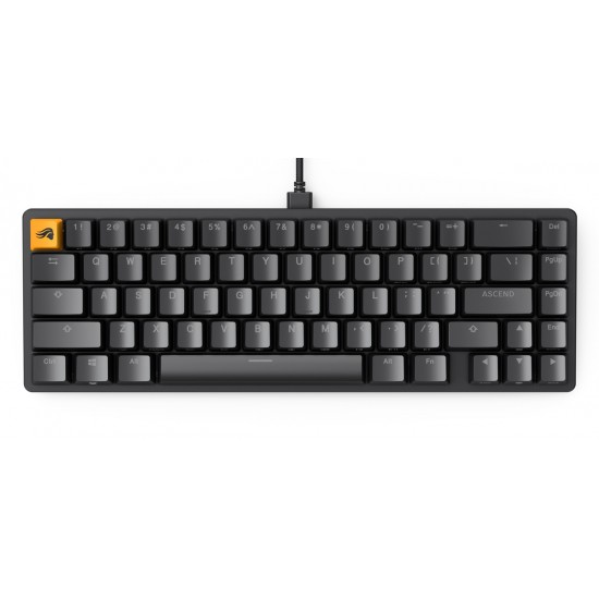 Glorious GMMK 2 65% Prebuilt ANSI Wired RGB Mechanical Gaming Keyboard (Arabic Layout) - Black
