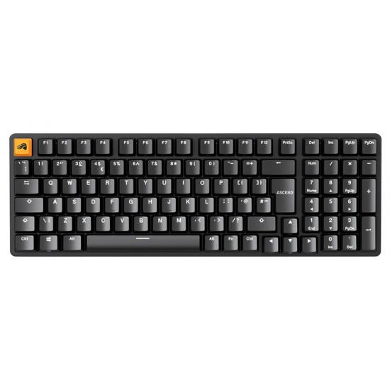 Glorious GMMK2 Full Size 96% Pre-Built Wired RGB Mechanical Gaming Keyboard (Arabic Layout) - Black