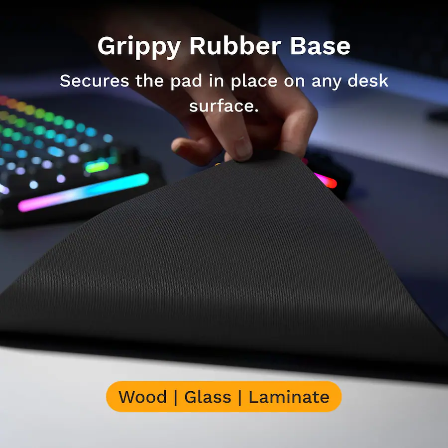 Glorious Edgeless XXL Mouse Pad (460mm x 915mm) - Black
