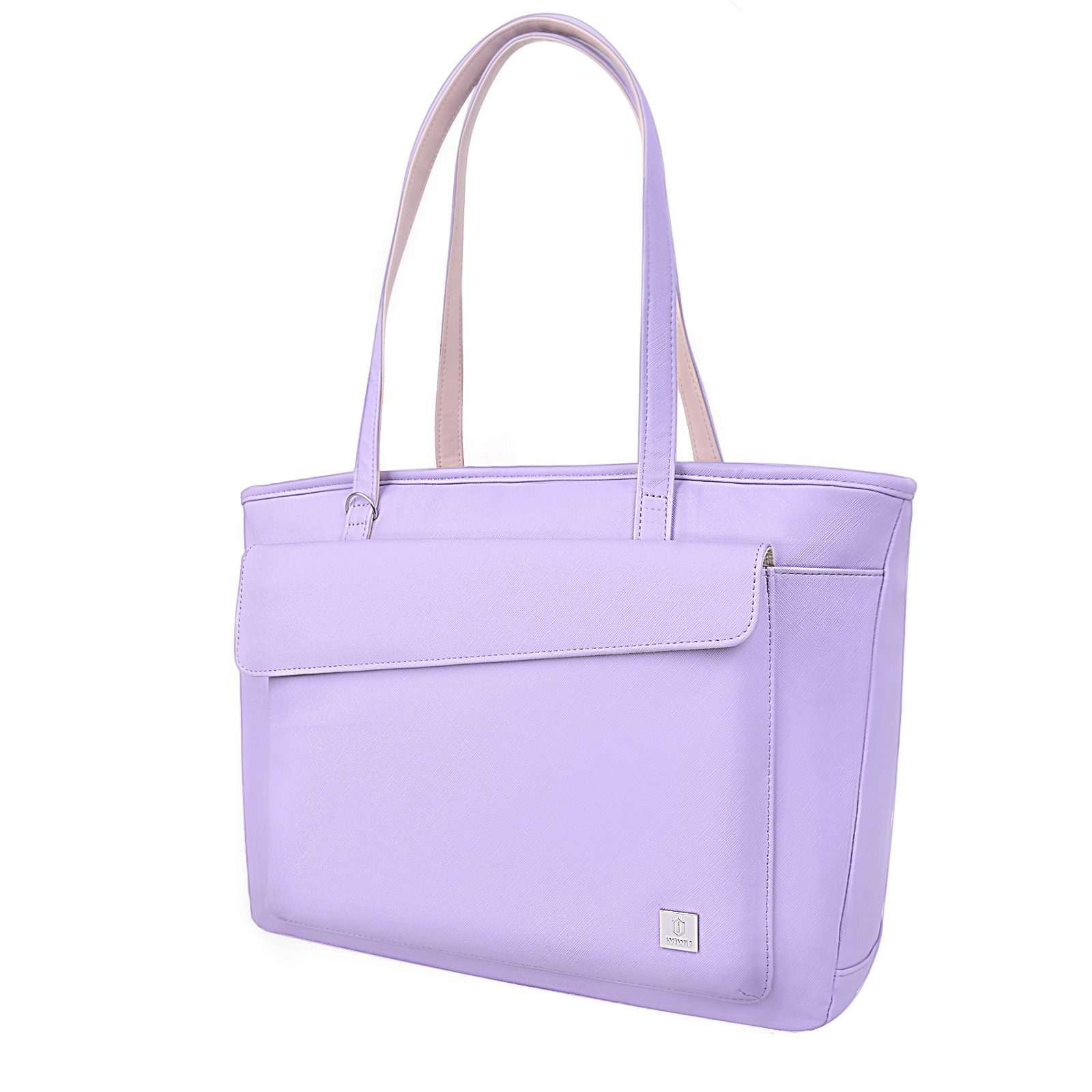 WIWU Pura Leather Tote Bag - Purple