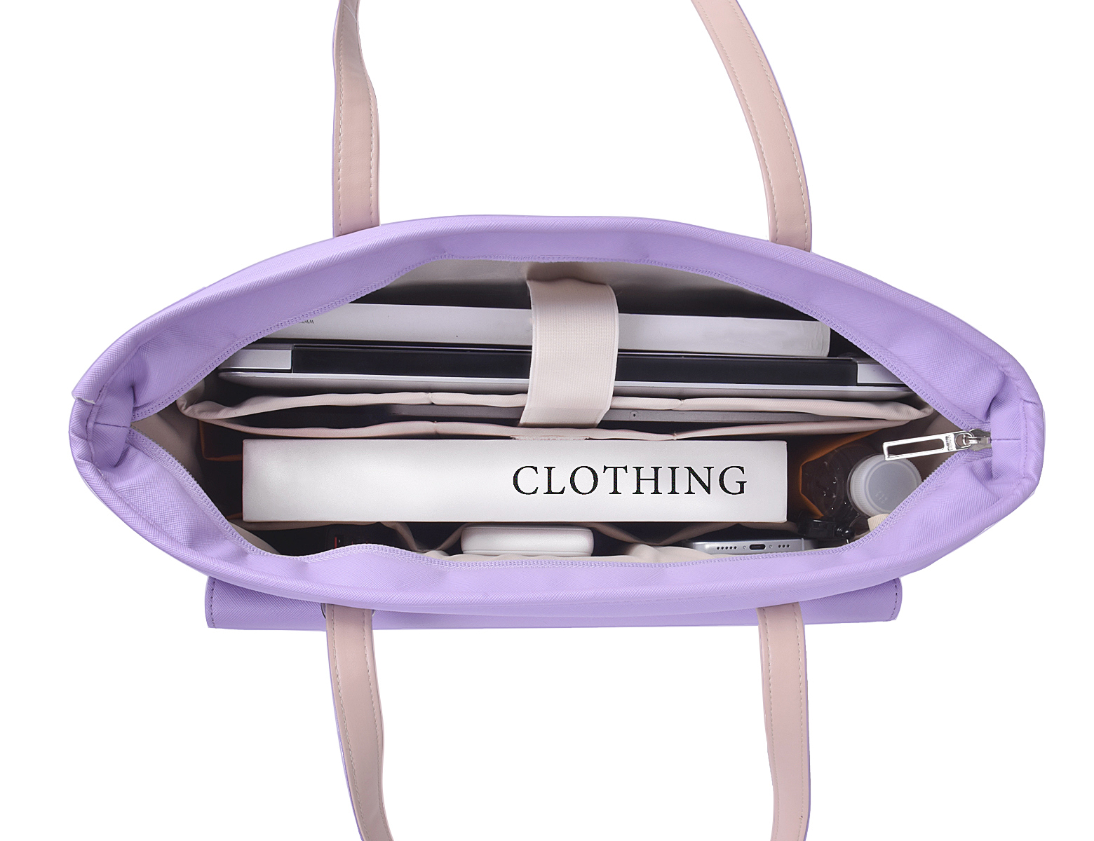 WIWU Pura Leather Tote Bag - Purple