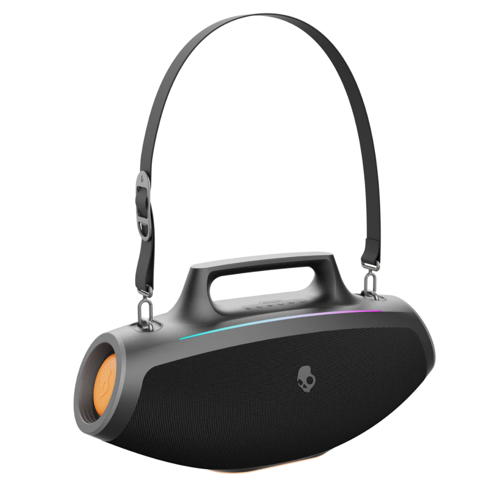 Skullcandy Barrel Bluetooth Boombox Speaker – Water-Resistant Wireless Portable Speaker