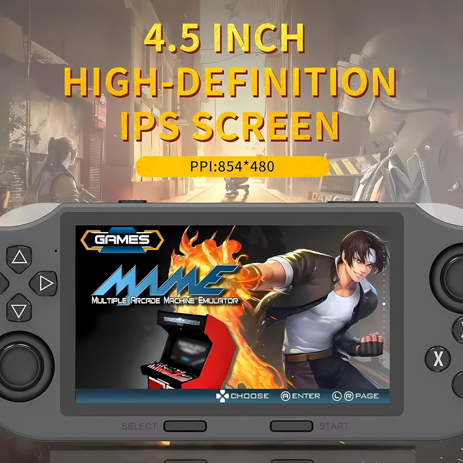 SF3000 IPS 4.5in Screen Handheld Console