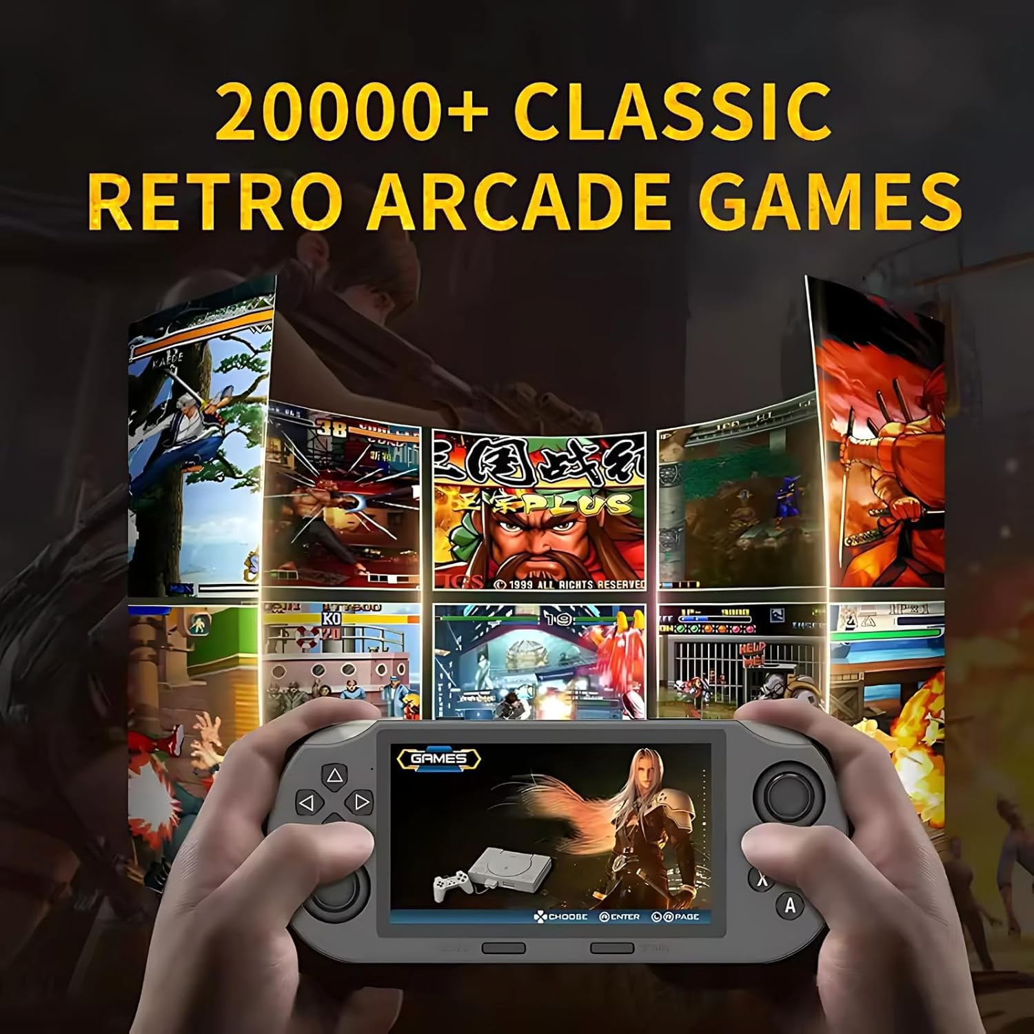 SF3000 IPS 4.5in Screen Handheld Console