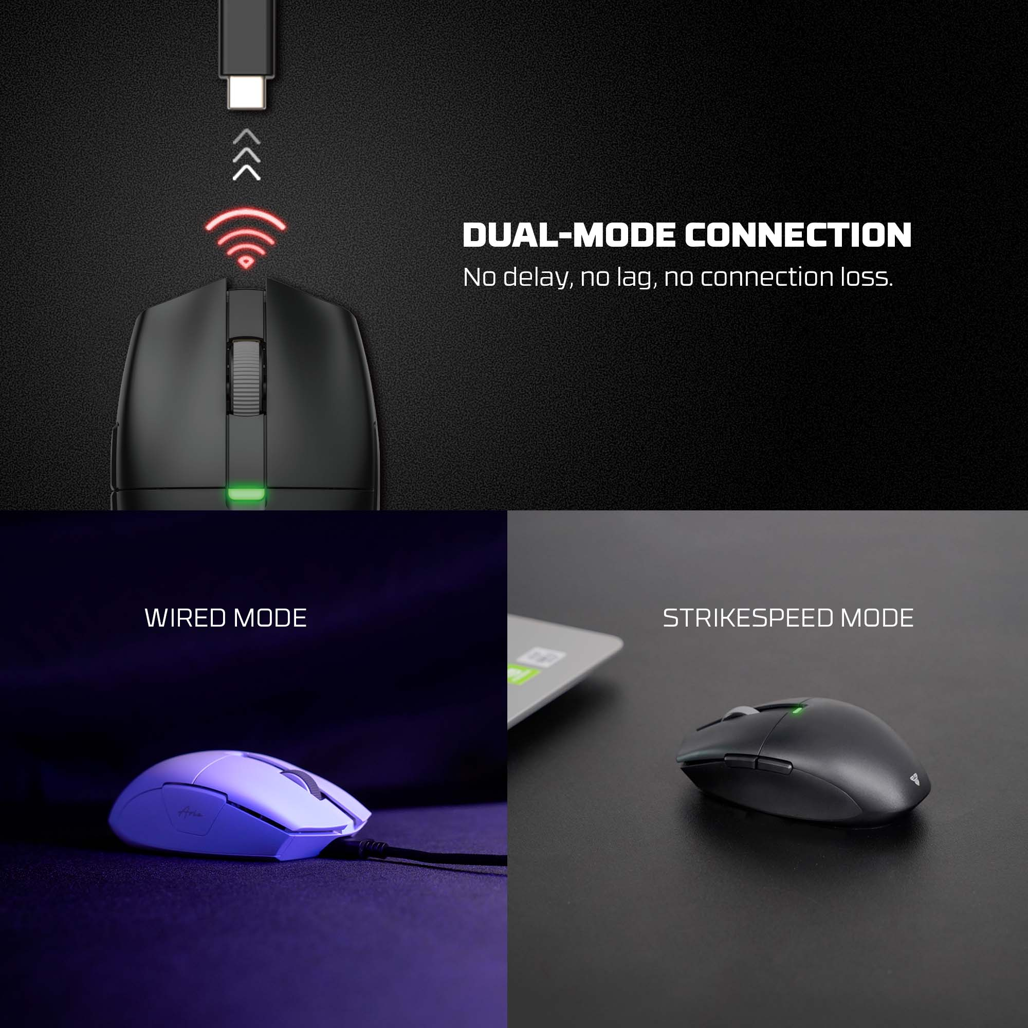 Fantech ARIA XD7E Wireless Gaming Mouse - White