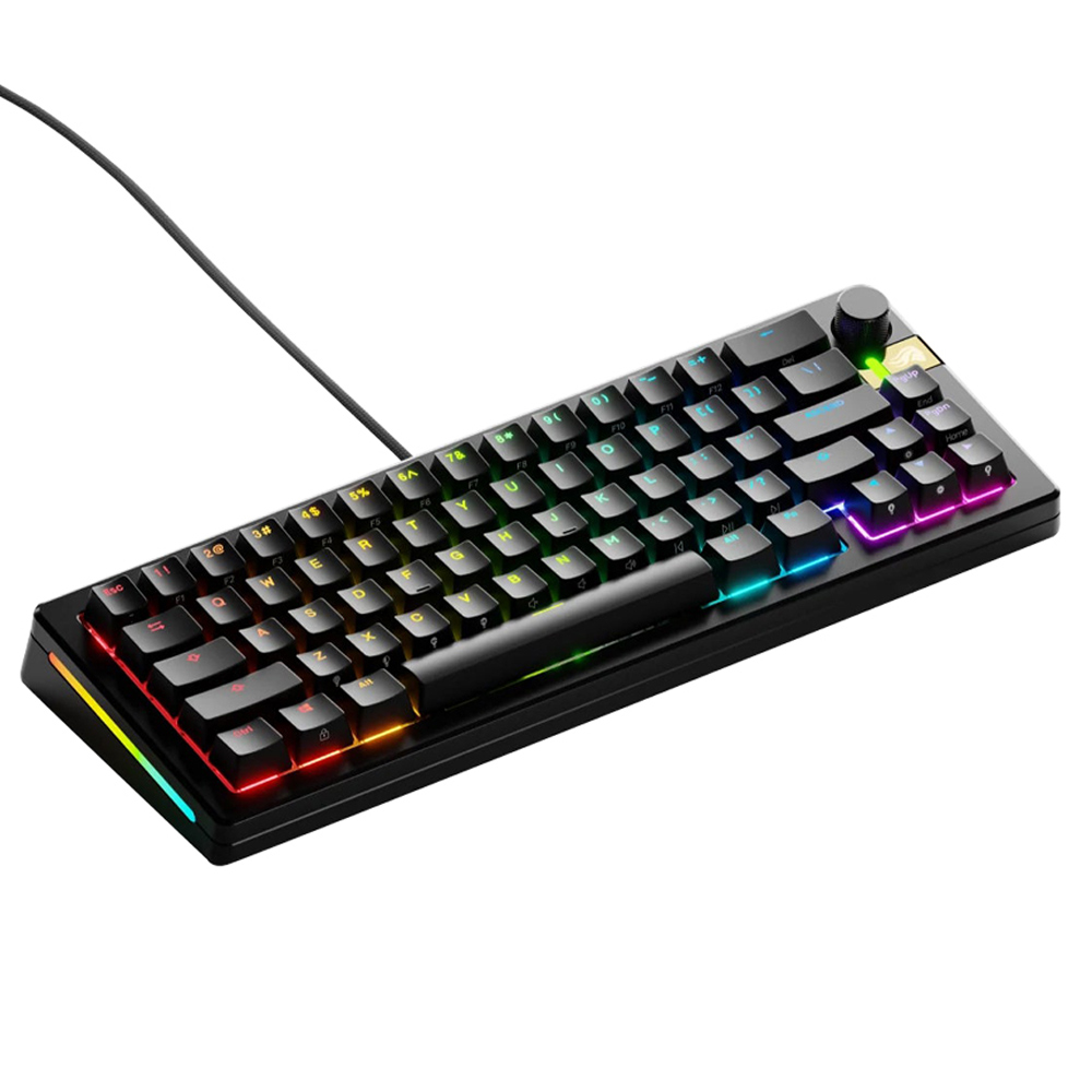 Glorious GMMK 3 65% Prebuilt Wired Keyboard Black ARABIC