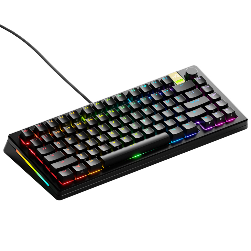 Glorious GMMK 3 75% Prebuilt Wired Keyboard Black ARABIC