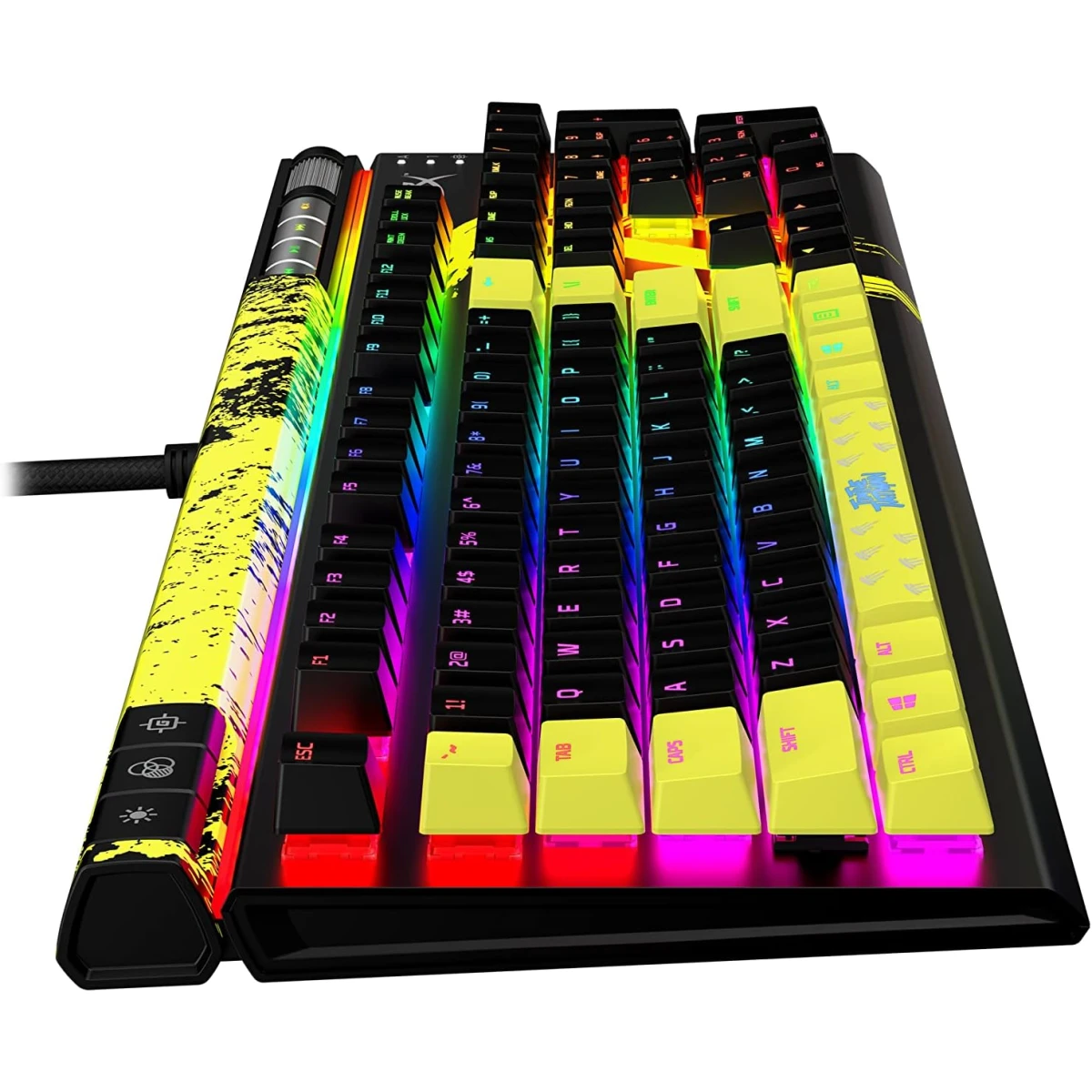 HyperX Alloy Elite 2 Red Switch RGB LED Backlit Customize Full Size 100% Anti-Ghosting 80 Million Keystrokes Mechanical Gaming Keyboard - TimTheTatman Edition