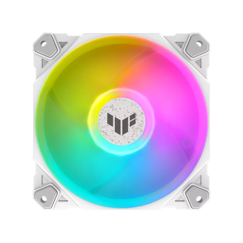 ASUS TUF Gaming TF120 ARGB Case Fan, Aura Sync Compatibility, 12cm 3in1 Fan White