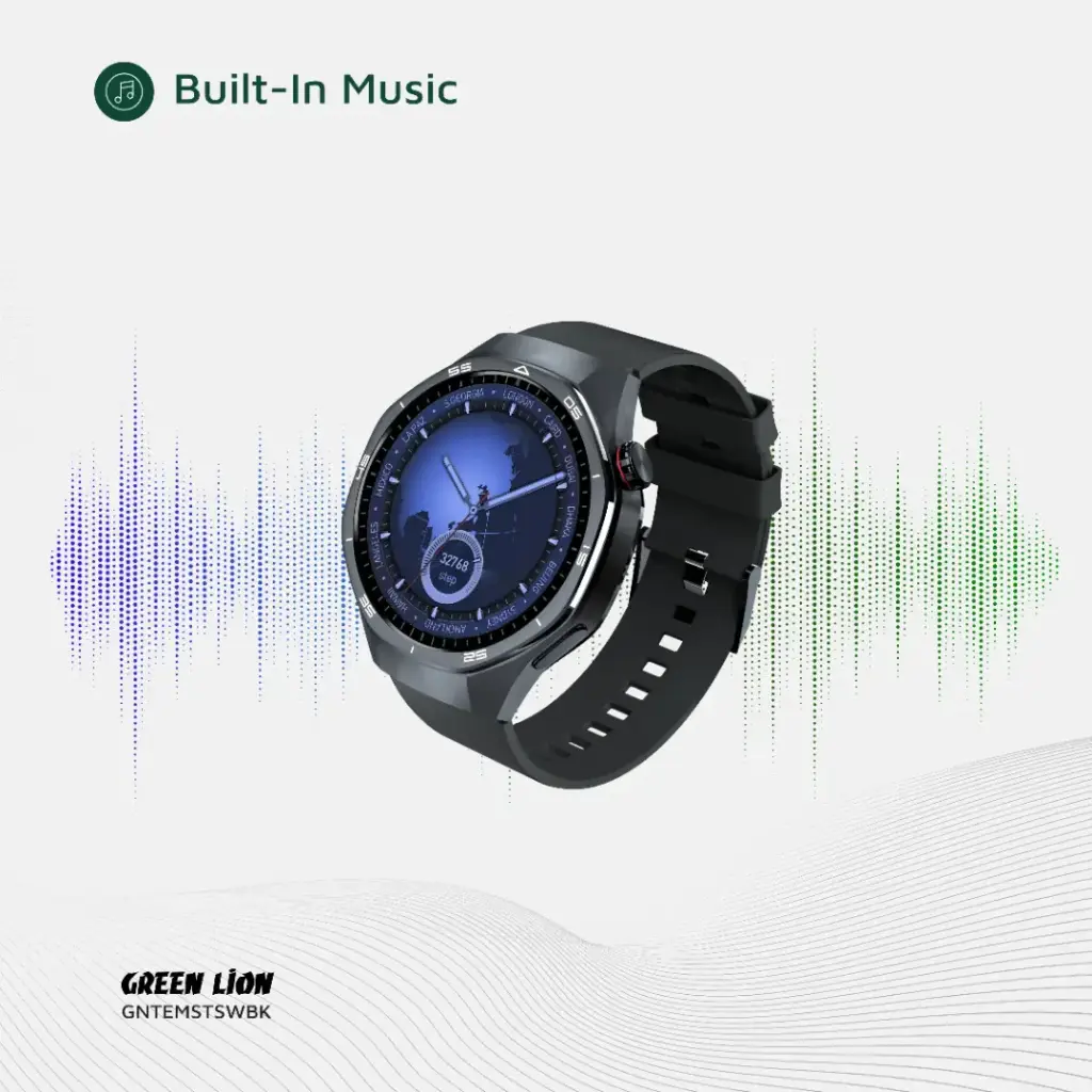 Green Lion Tech Master Smart Watch Black