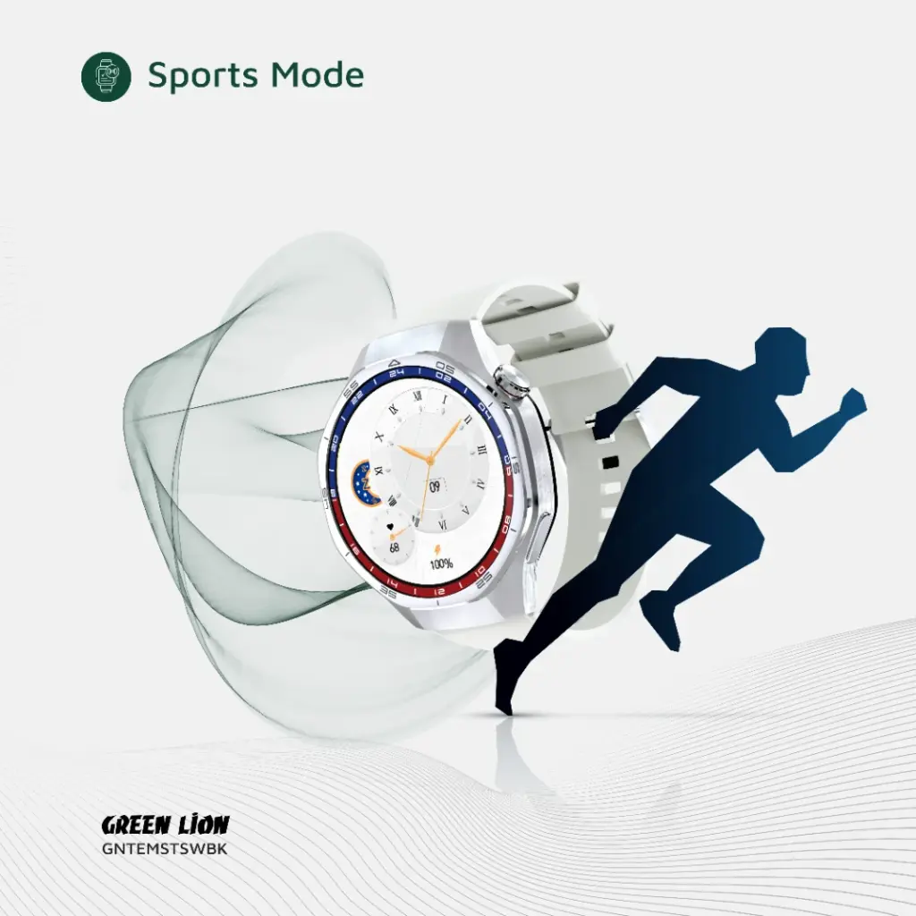 Green Lion Tech Master Smart Watch Silver