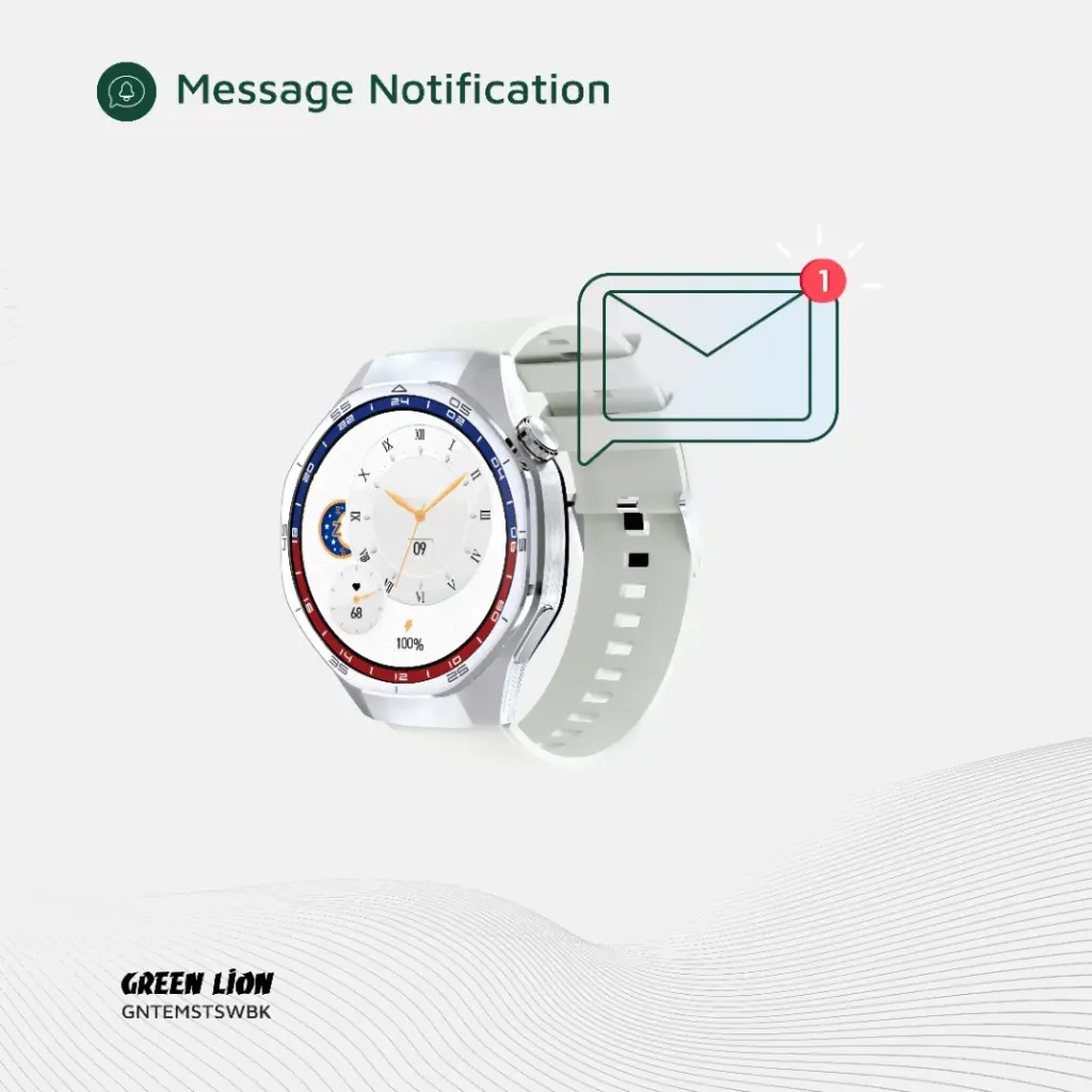 Green Lion Tech Master Smart Watch Silver