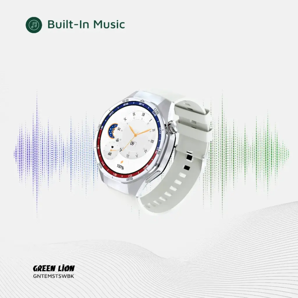 Green Lion Tech Master Smart Watch Silver