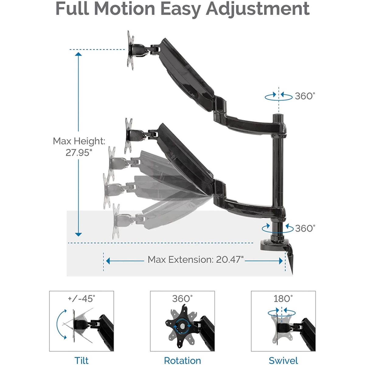 Fellowes Platinum Series Dual Stacking Monitor