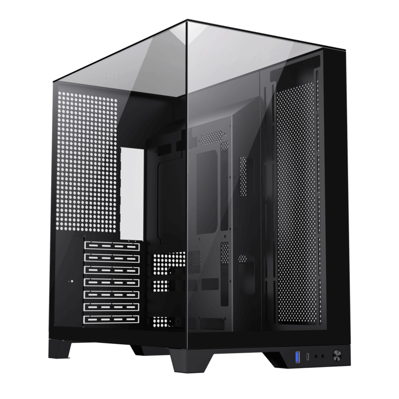 GAMEMAX Infinity Plus BK Mid Tower ATX PC Case (Fans Not Included)