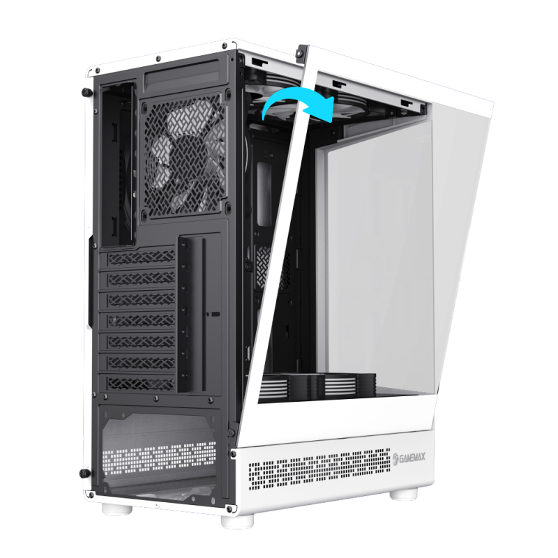 GameMax Vista COC AW Mid-Tower ATX Gaming Case w/ Glass