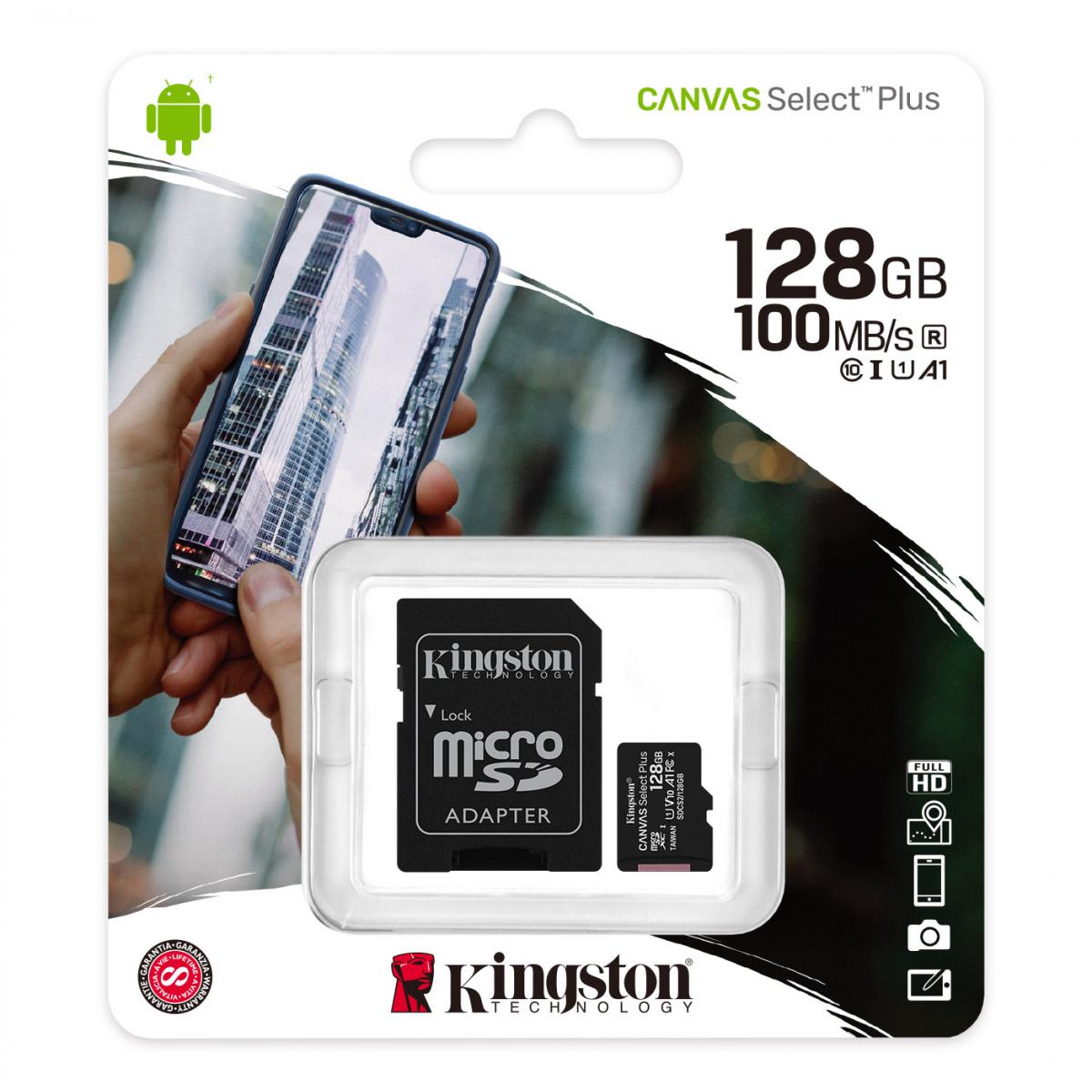 Kingston Memory Card 128GB MICRO SD