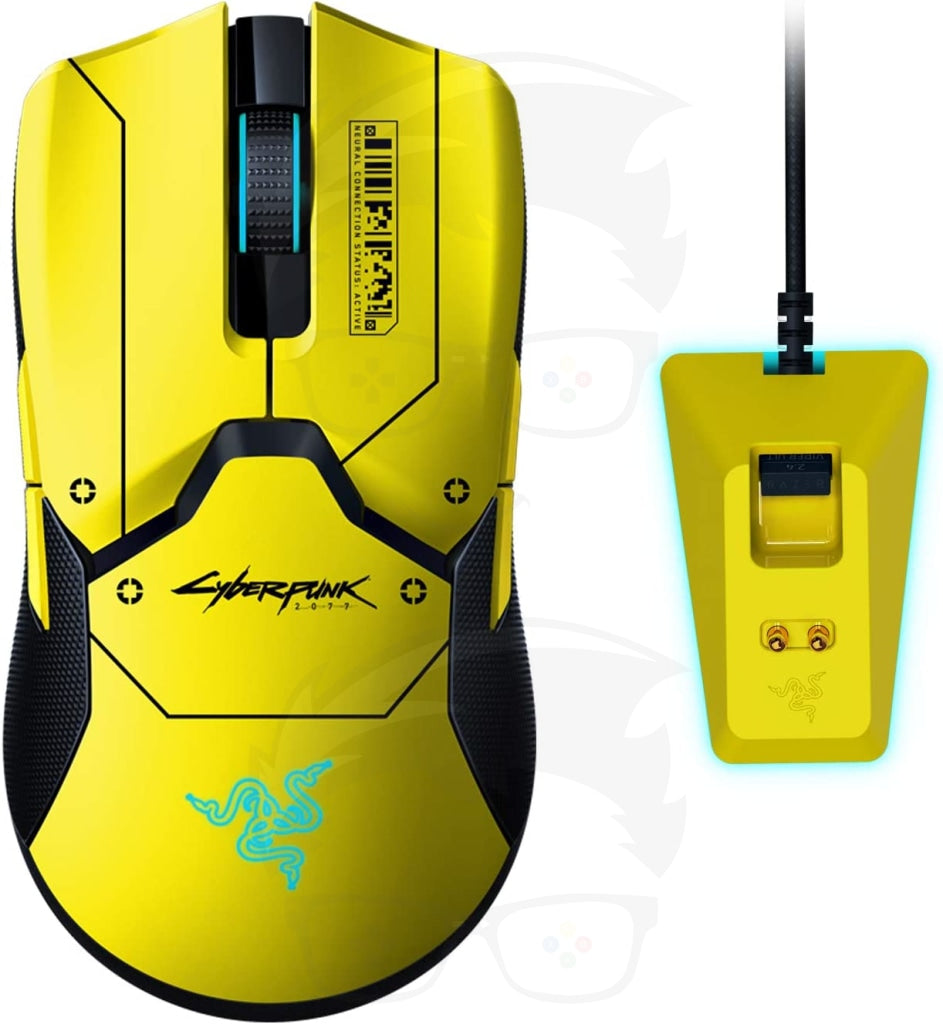Razer Viper Ultimate Gaming Mouse  HyperSpeed Wireless with Charging Dock - Cyberpunk 2077 Edition