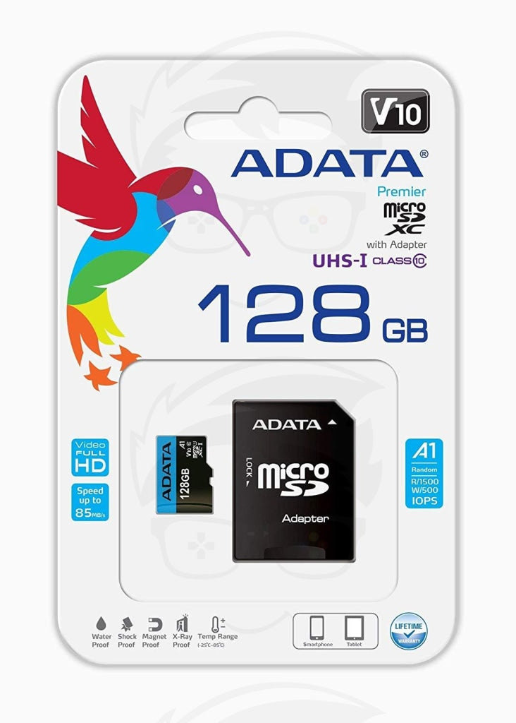  ADATA Premier 128GB MicroSDHC/SDXC UHS-I Class 10 V10